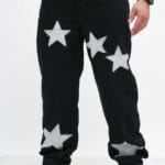 Jeans Baggi Negro con estrellas