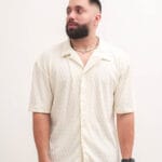 Camisa textura blanco