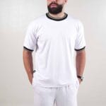 Conjunto Textura Blanco Rib