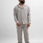 Conjunto En Lino Manga Larga