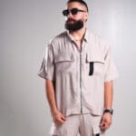 Conjunto lino zipper