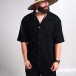 Conjunto negro texture